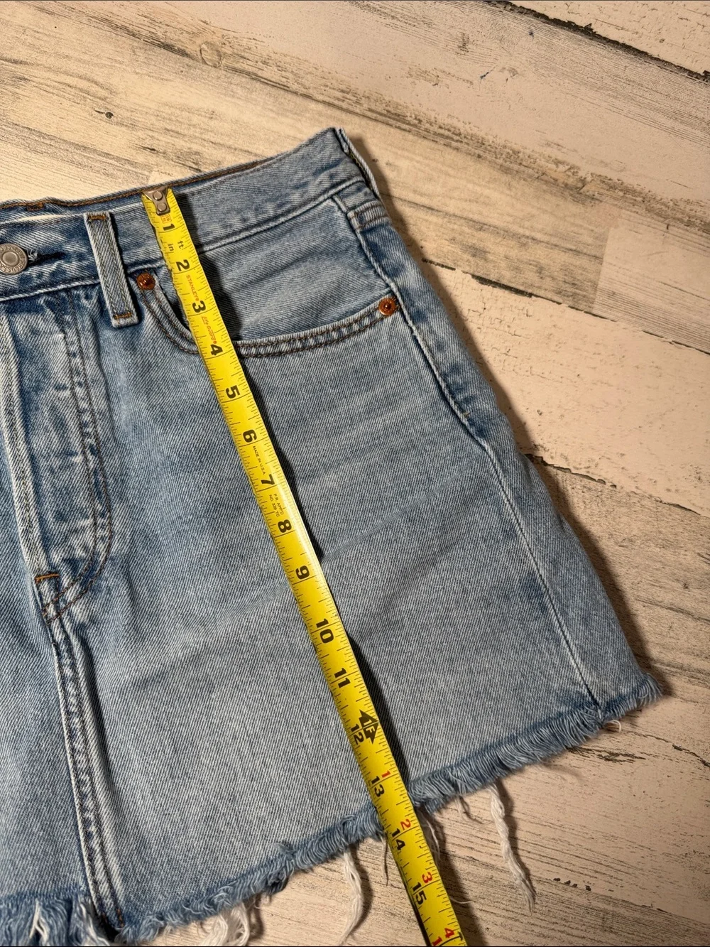 Levi’s Icon Distressed Denim Skirt - Size‎ 27
